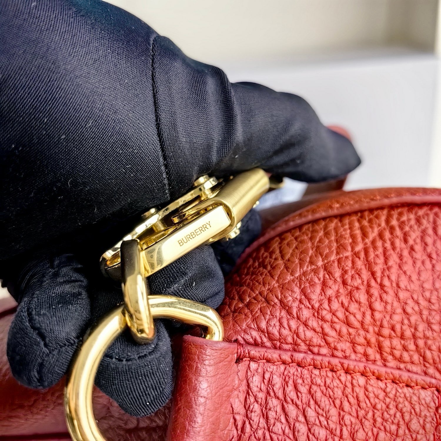 White,Black and Red Bag