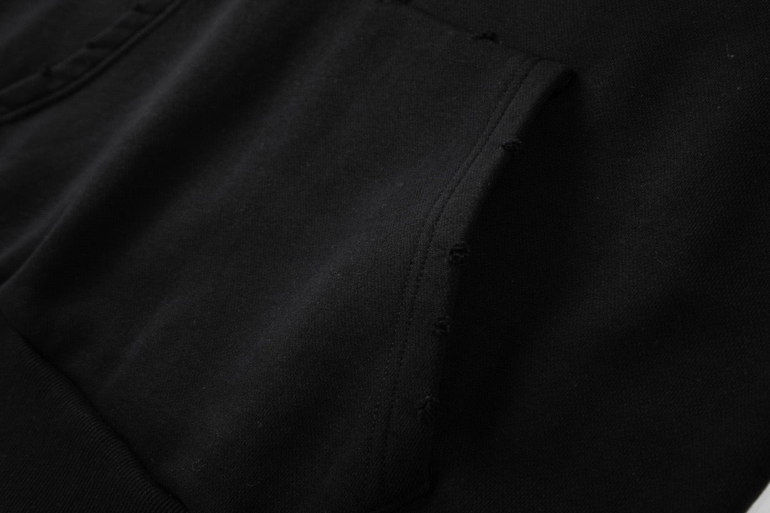 Black and Grey Hoodie - FashionHype.xyz