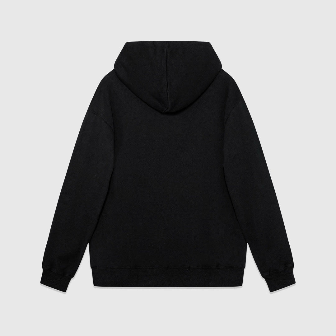 Black and Grey Hoodie - FashionHype.xyz