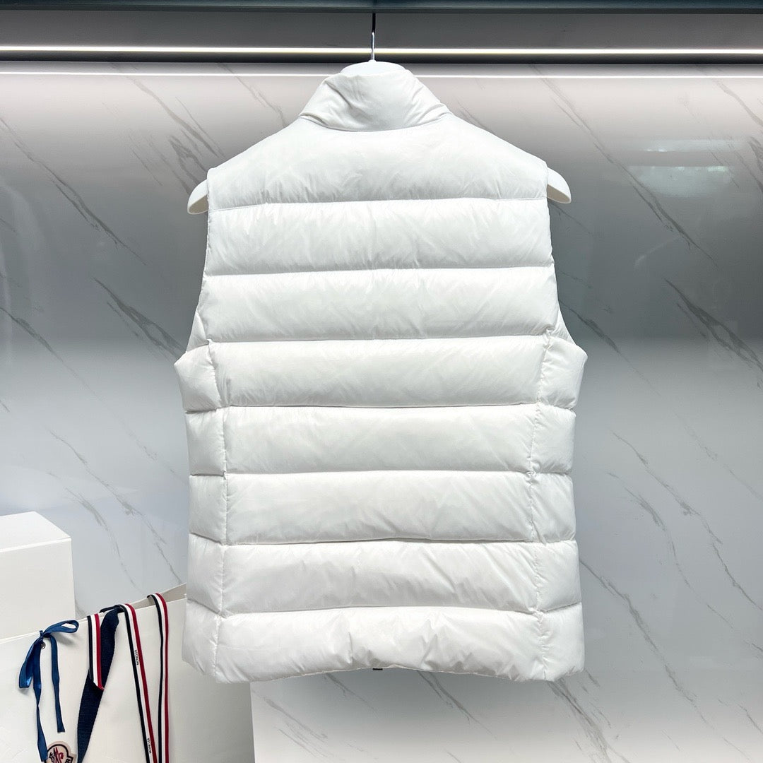 White and Black Vest - FashionHype.xyz