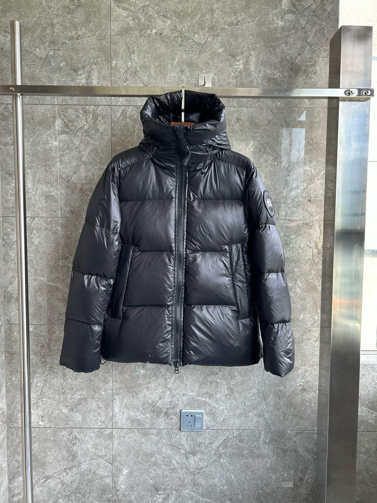 Black,Blue and Grey Jacket - FashionHype.xyz