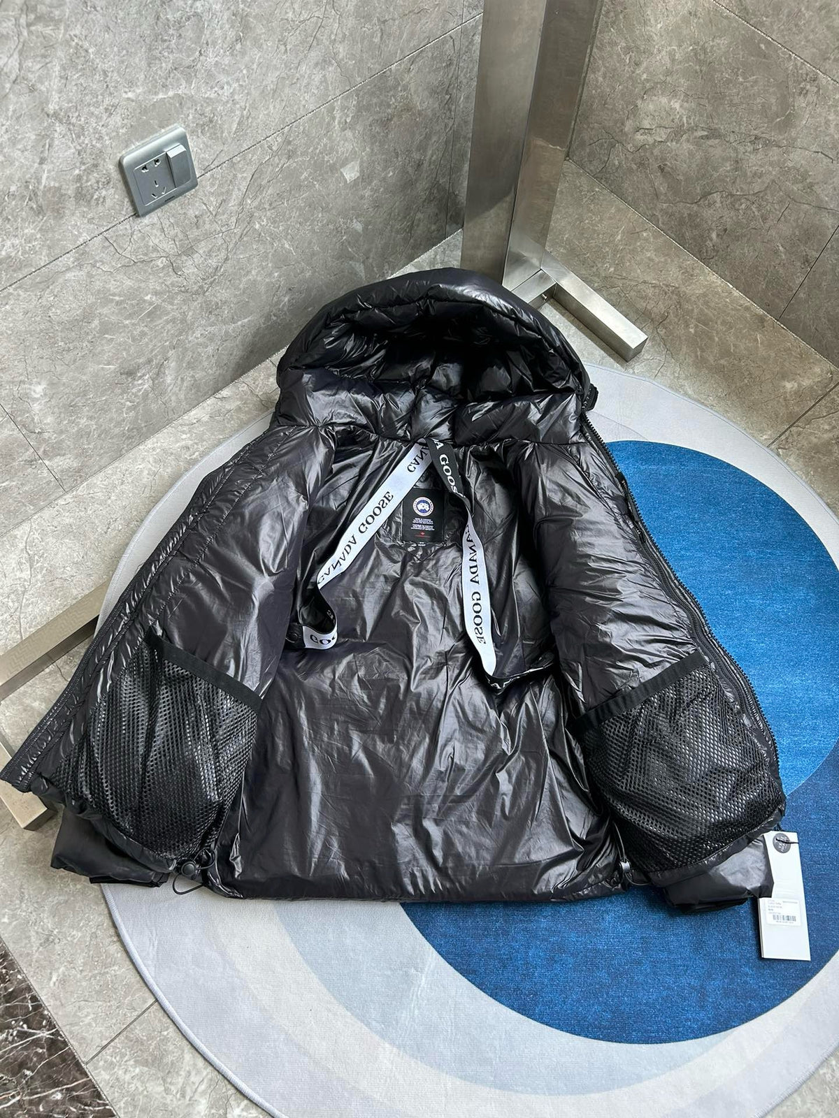 Black,Blue and Grey Jacket - FashionHype.xyz