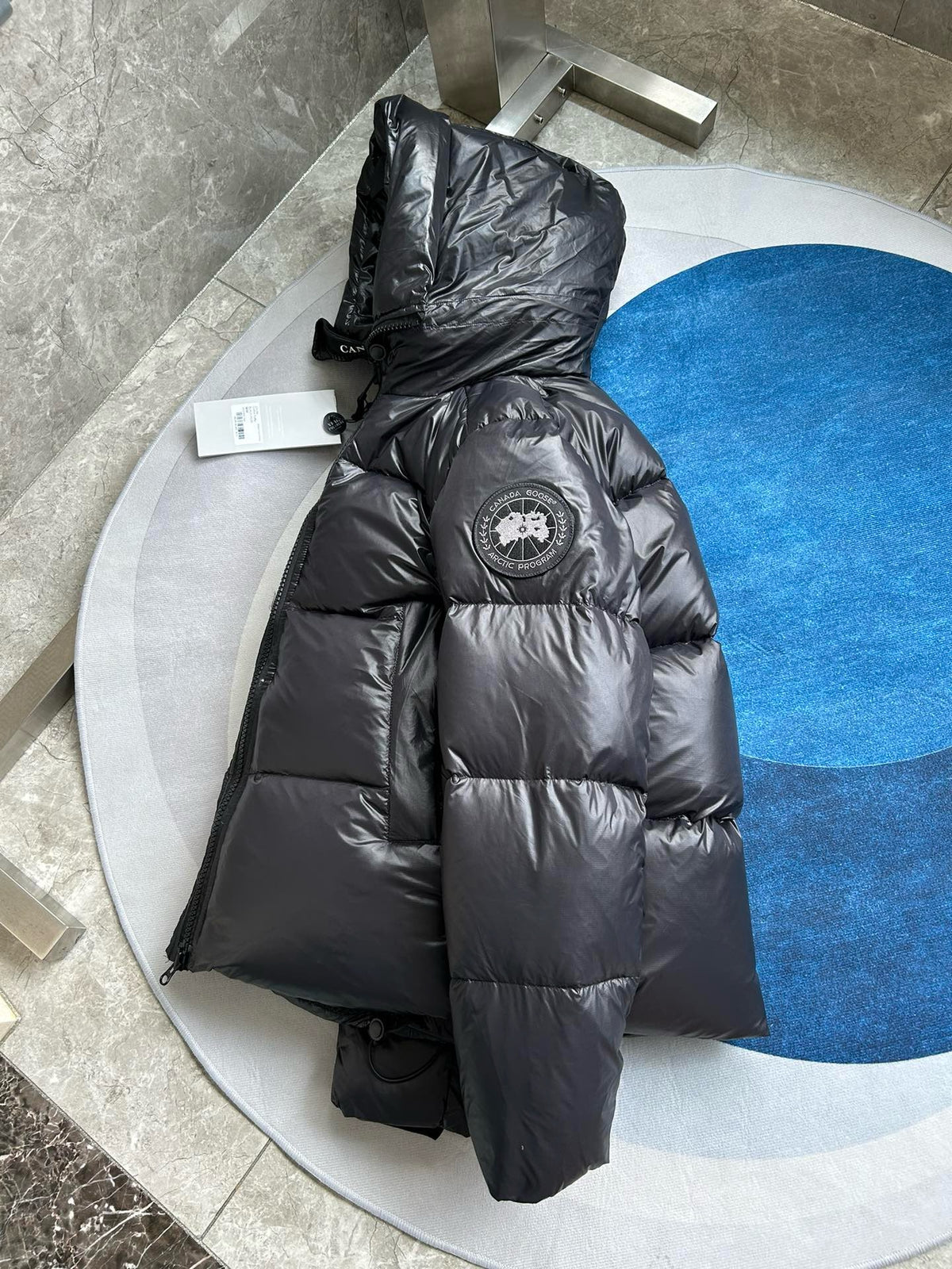 Black,Blue and Grey Jacket - FashionHype.xyz