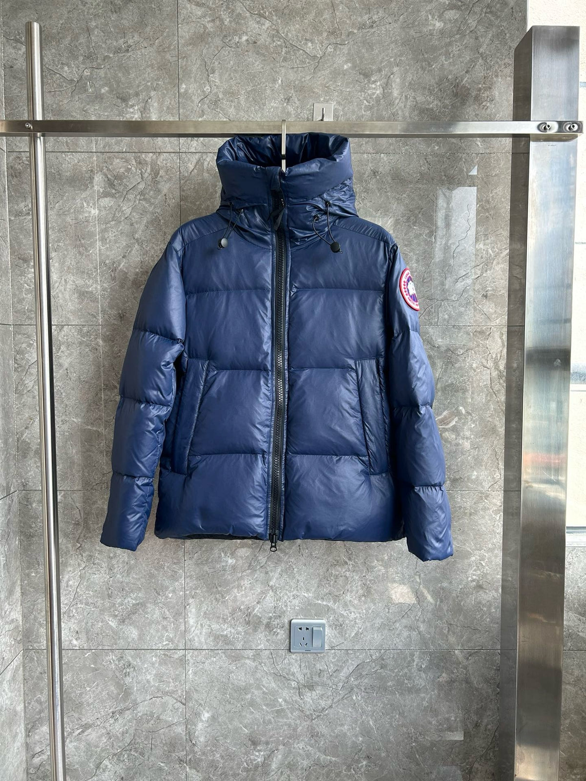 Black,Blue and Grey Jacket - FashionHype.xyz