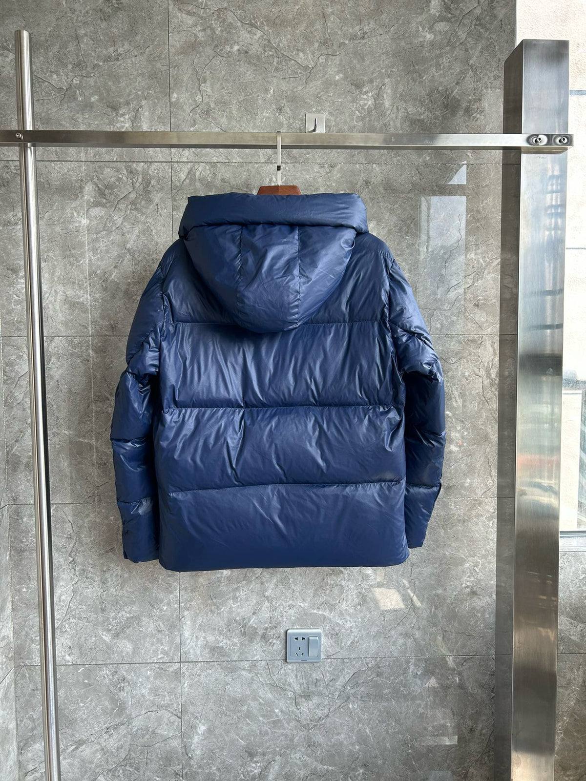 Black,Blue and Grey Jacket - FashionHype.xyz