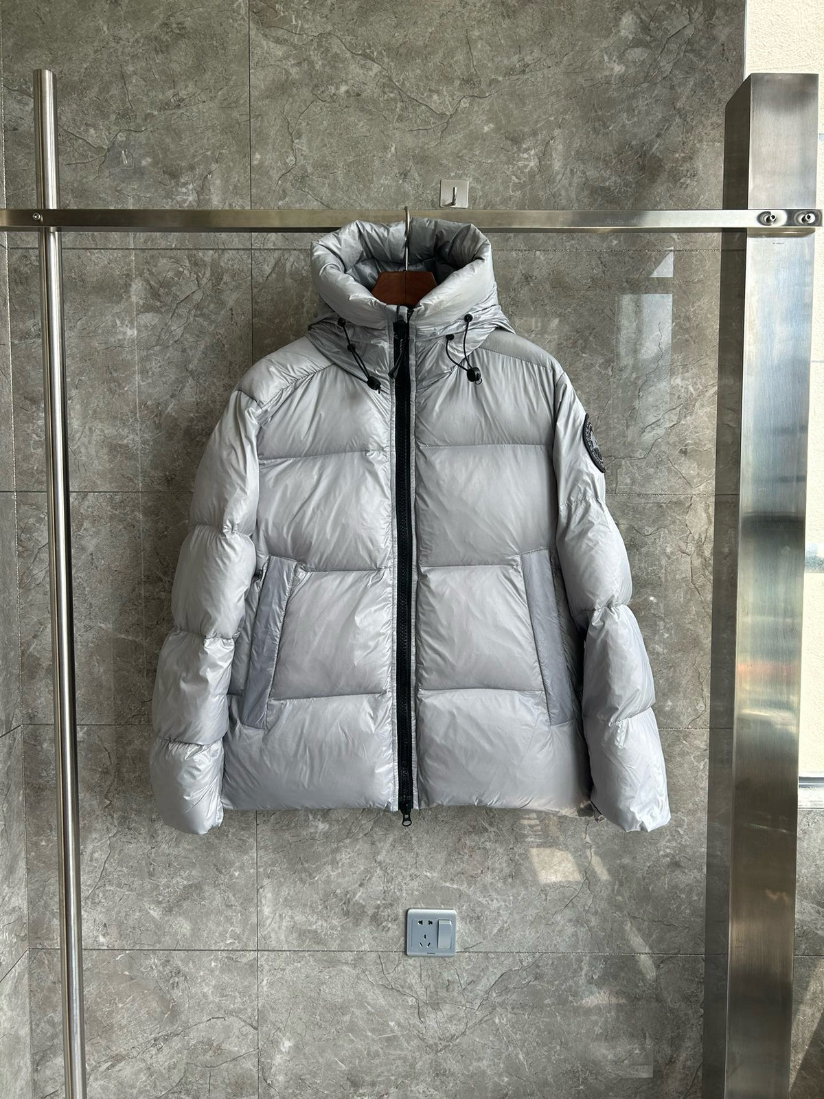 Black,Blue and Grey Jacket - FashionHype.xyz