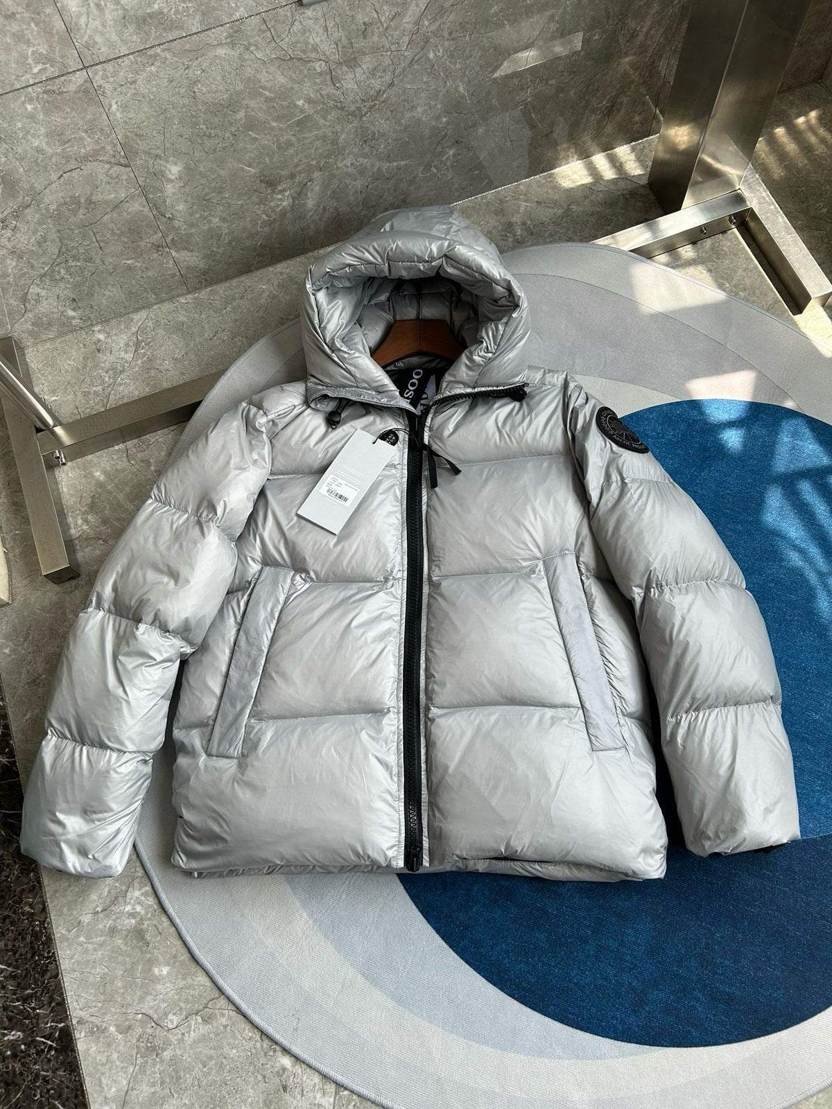 Black,Blue and Grey Jacket - FashionHype.xyz