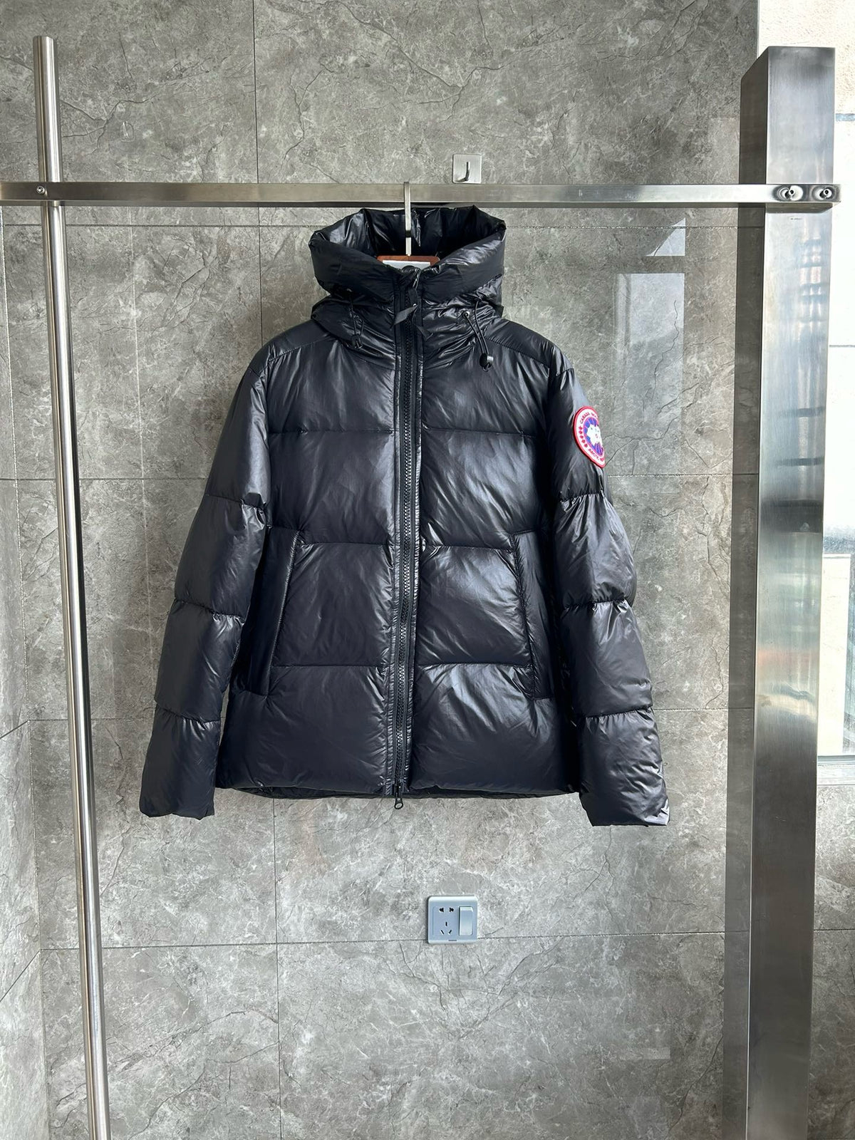 Black,Blue and Grey Jacket - FashionHype.xyz