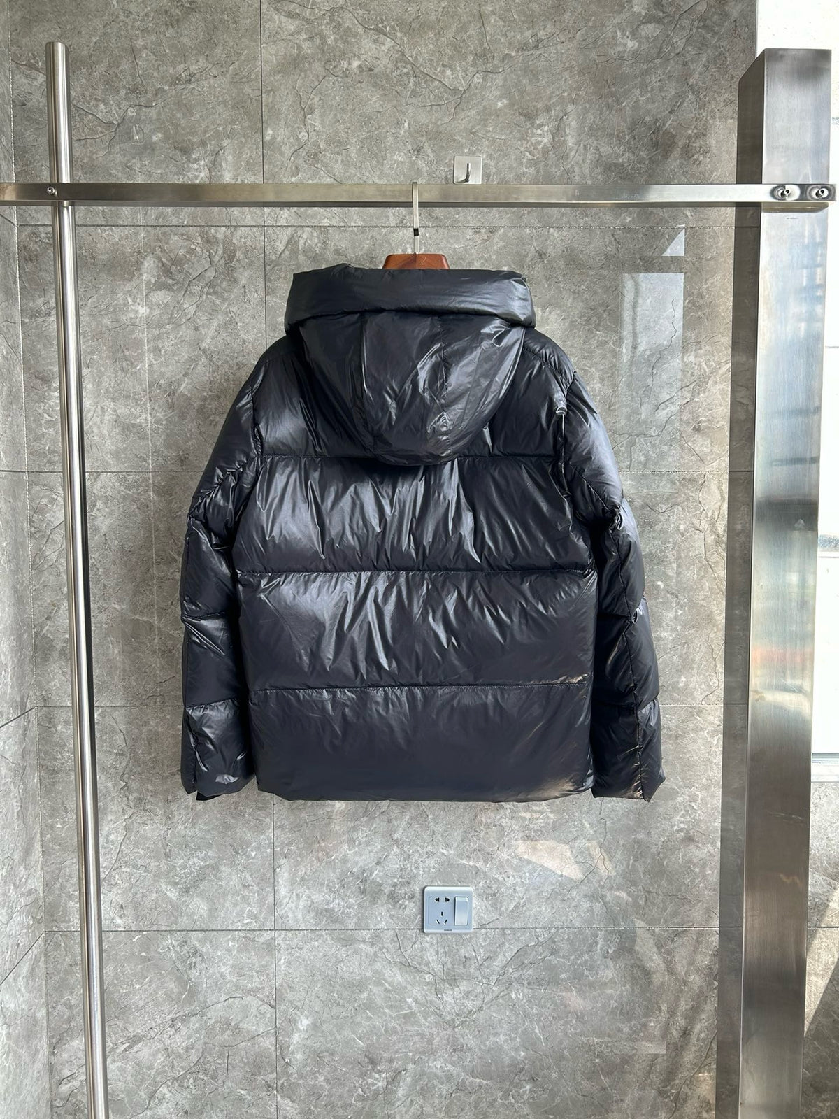 Black,Blue and Grey Jacket - FashionHype.xyz