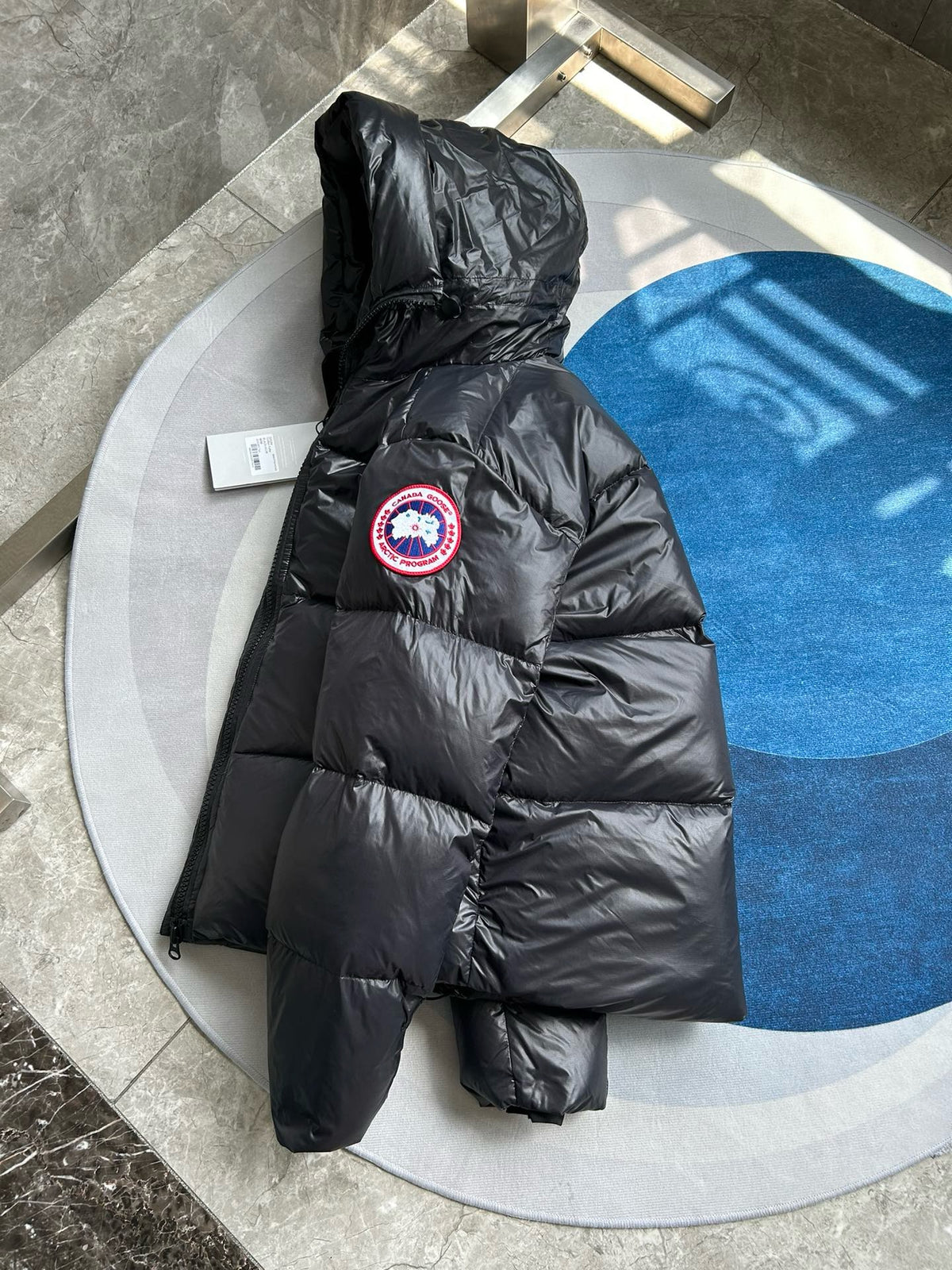 Black,Blue and Grey Jacket - FashionHype.xyz