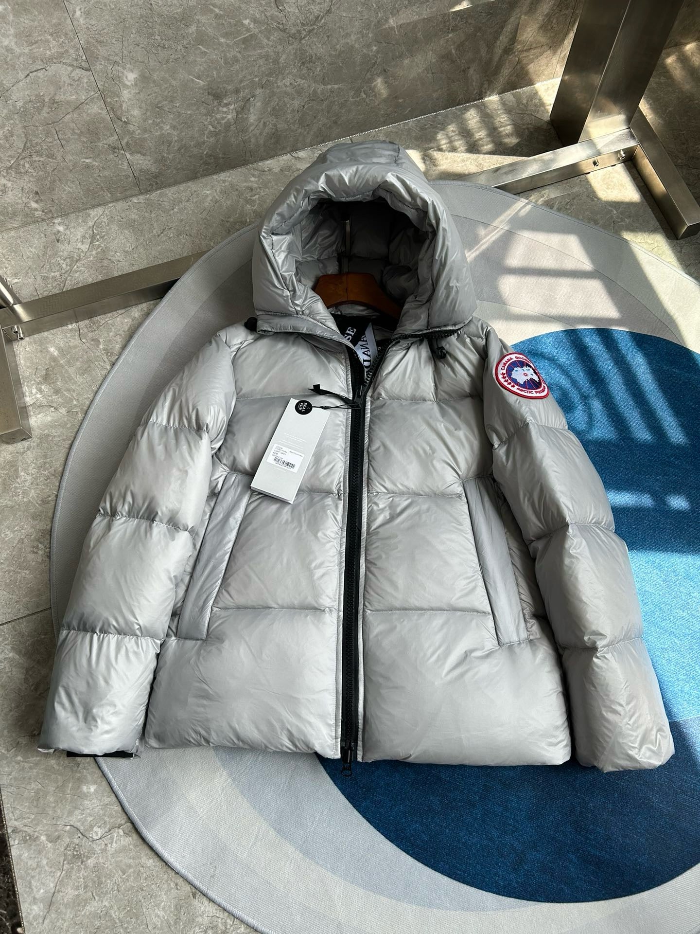 Black,Blue and Grey Jacket - FashionHype.xyz