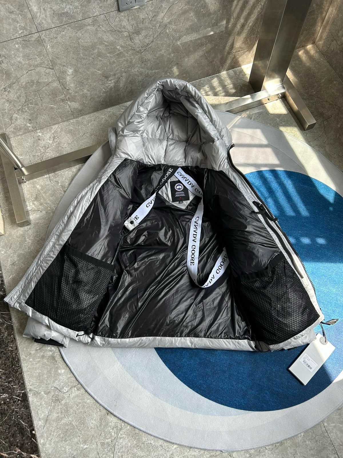 Black,Blue and Grey Jacket - FashionHype.xyz