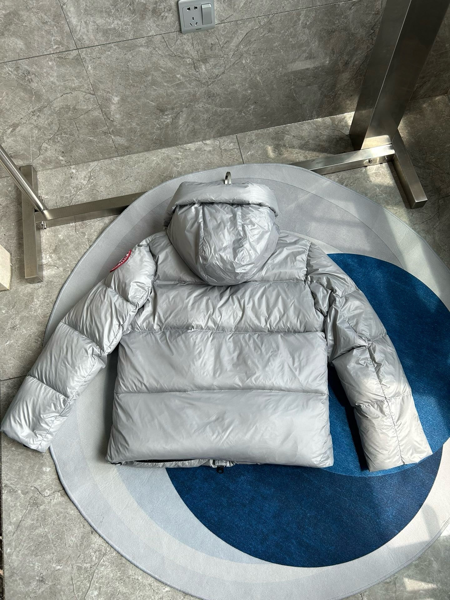Black,Blue and Grey Jacket - FashionHype.xyz
