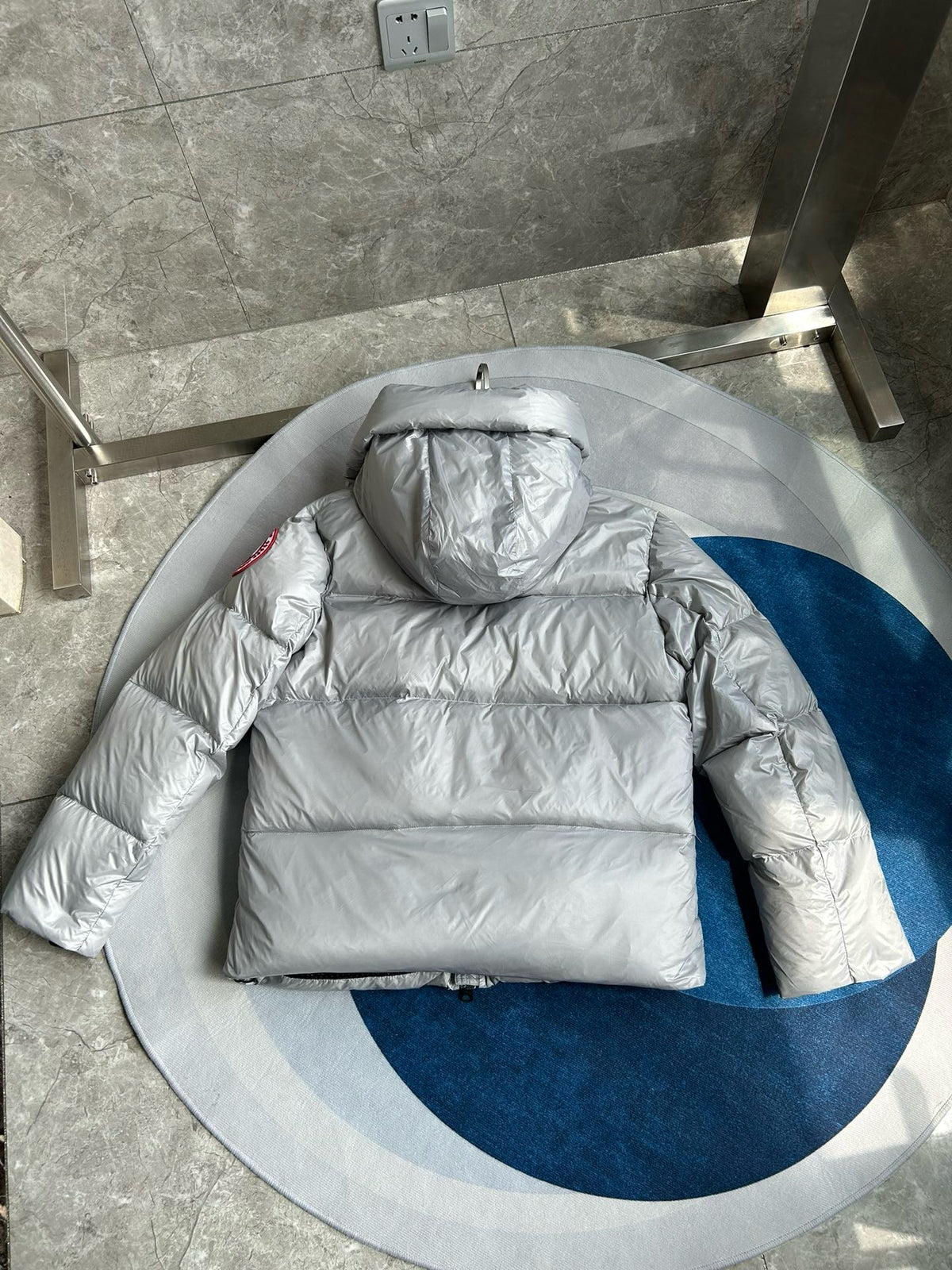 Black,Blue and Grey Jacket - FashionHype.xyz