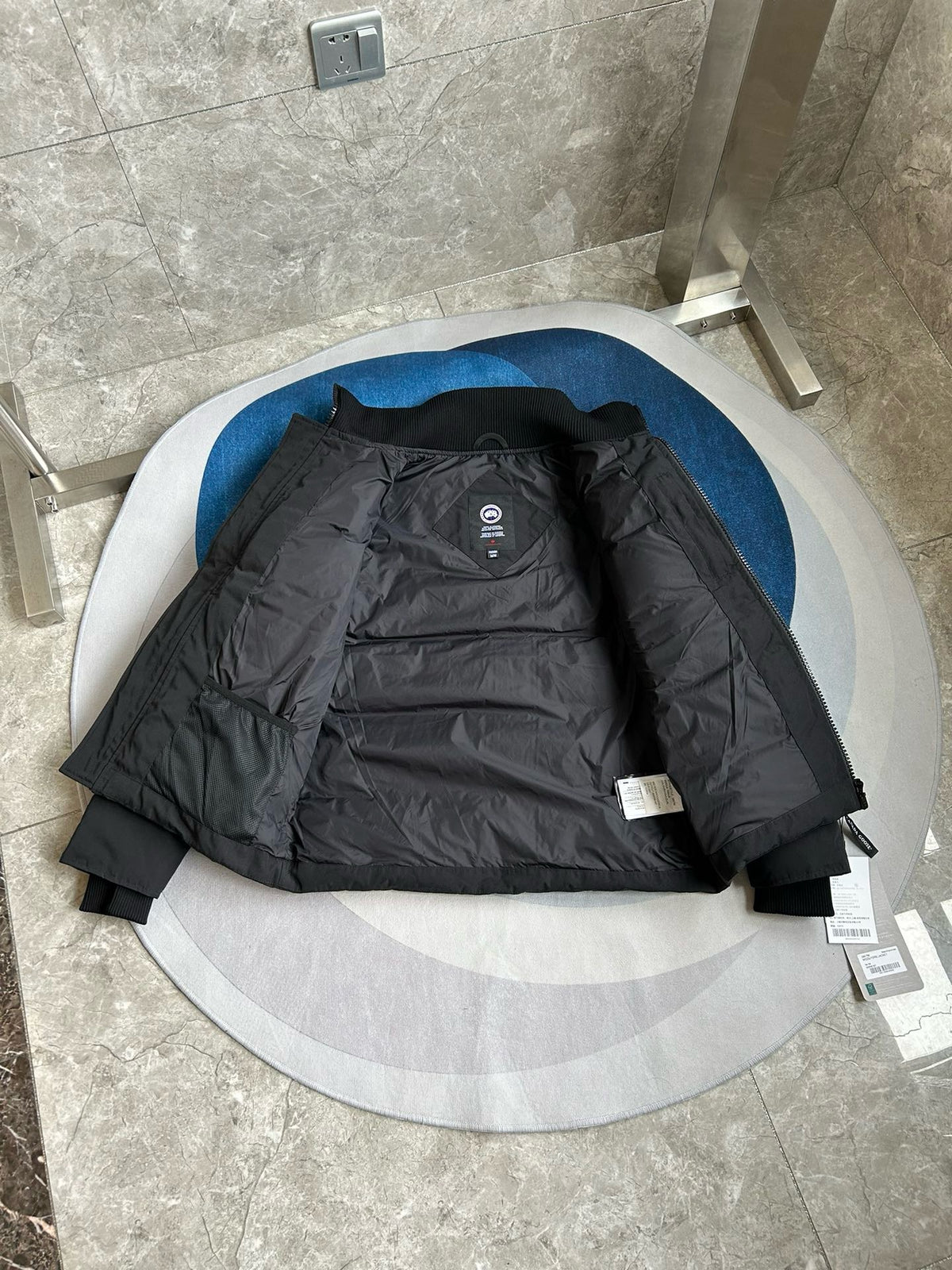 Black,White and Grey Jacket - FashionHype.xyz
