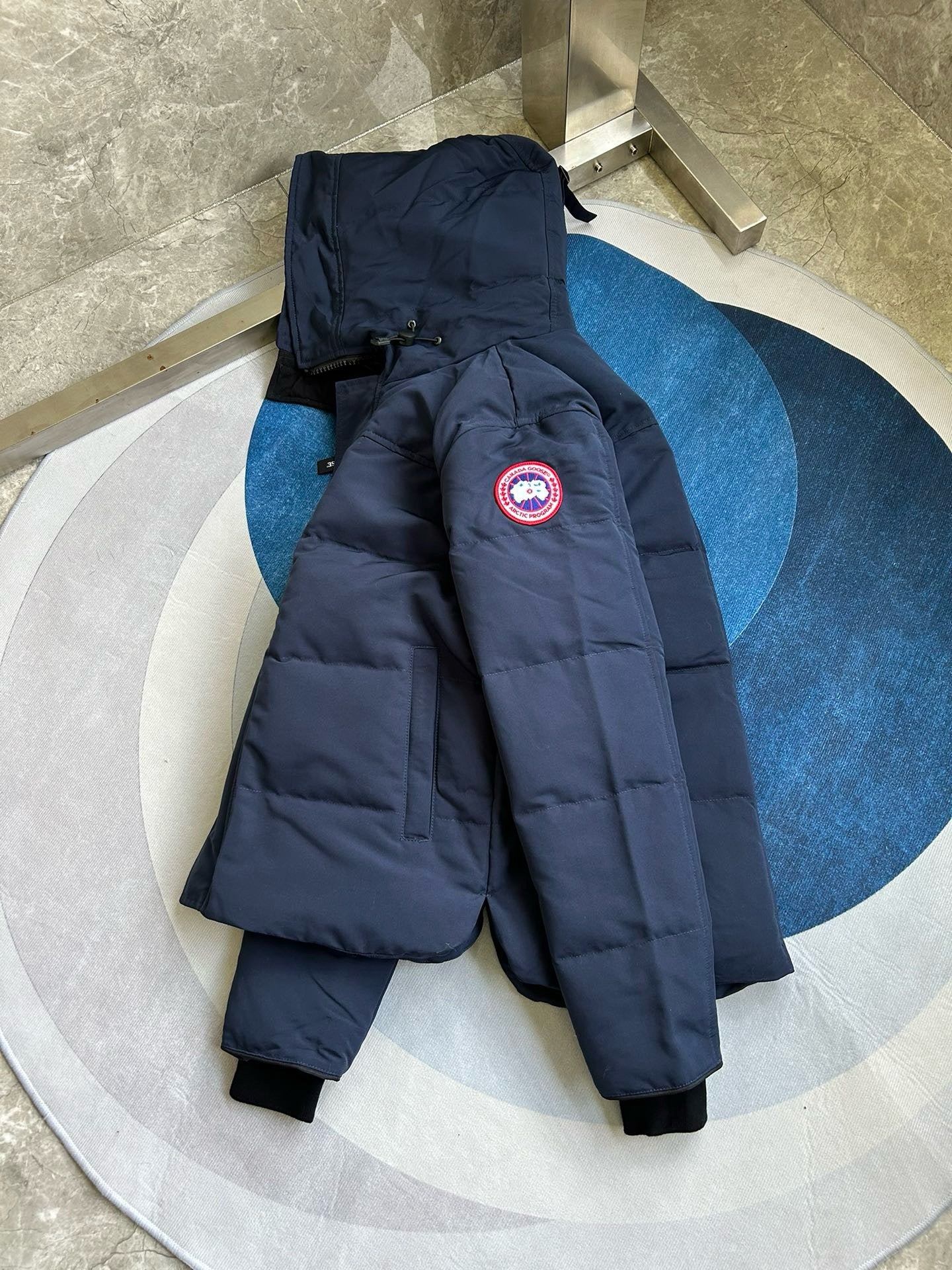 Black,Blue,White and Grey Jacket - FashionHype.xyz