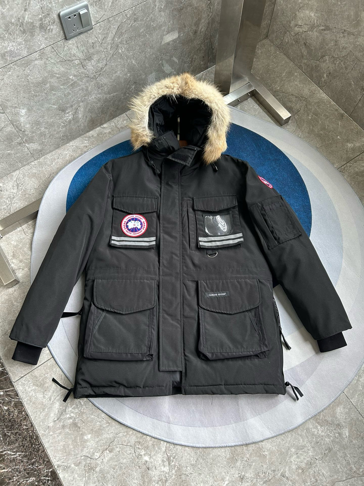 Mehrfarbige Jacke