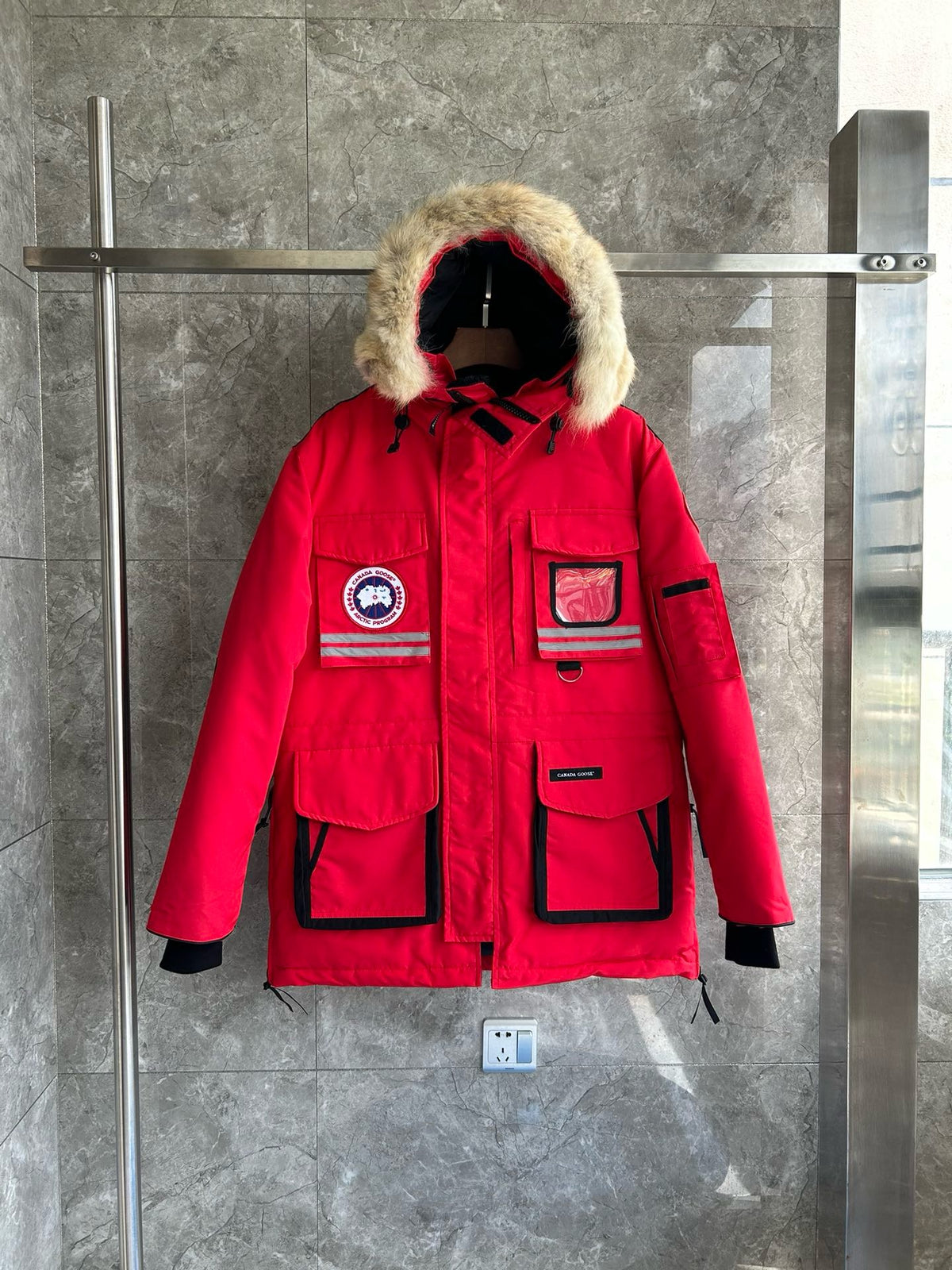 Mehrfarbige Jacke
