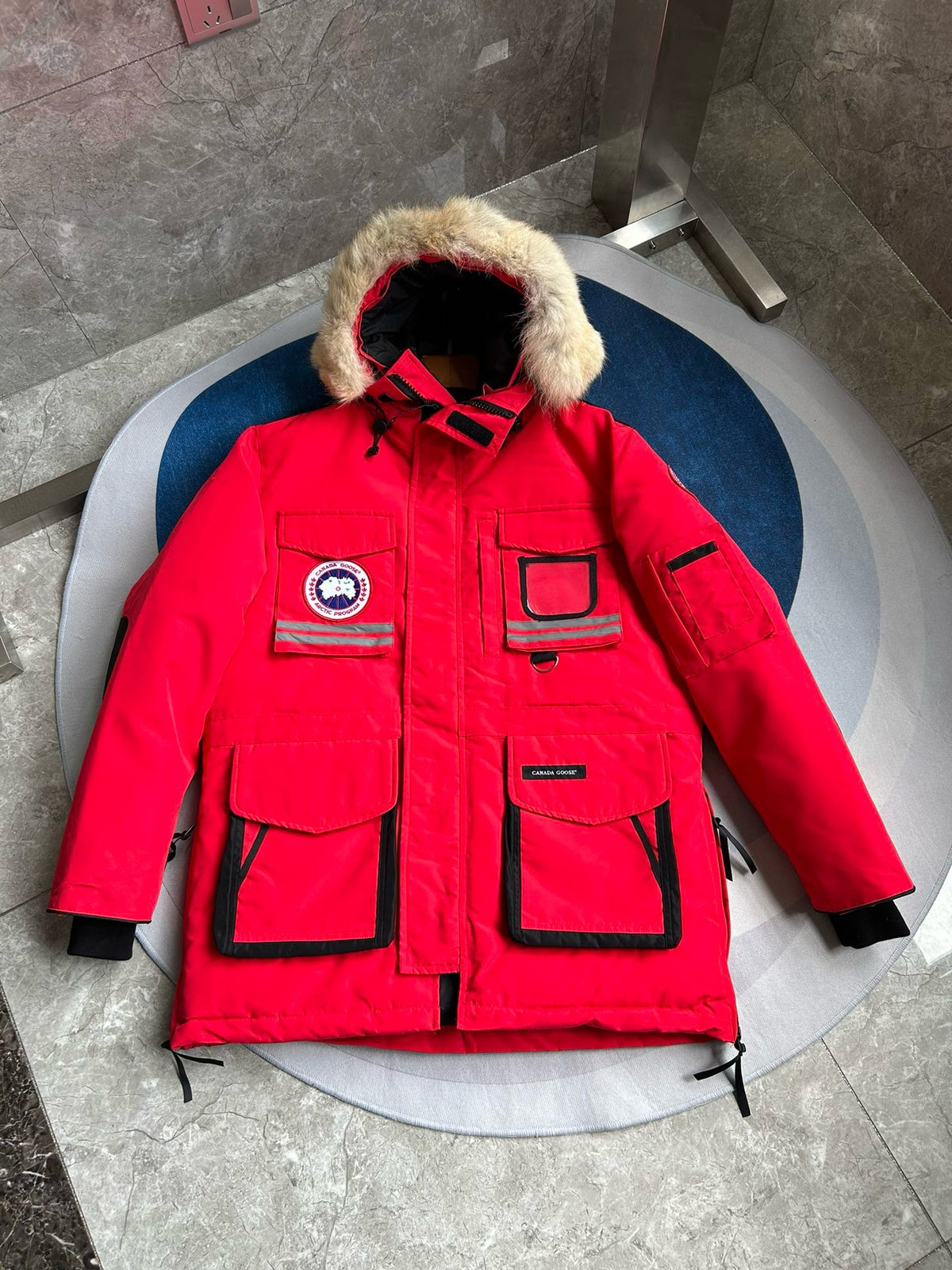 Mehrfarbige Jacke