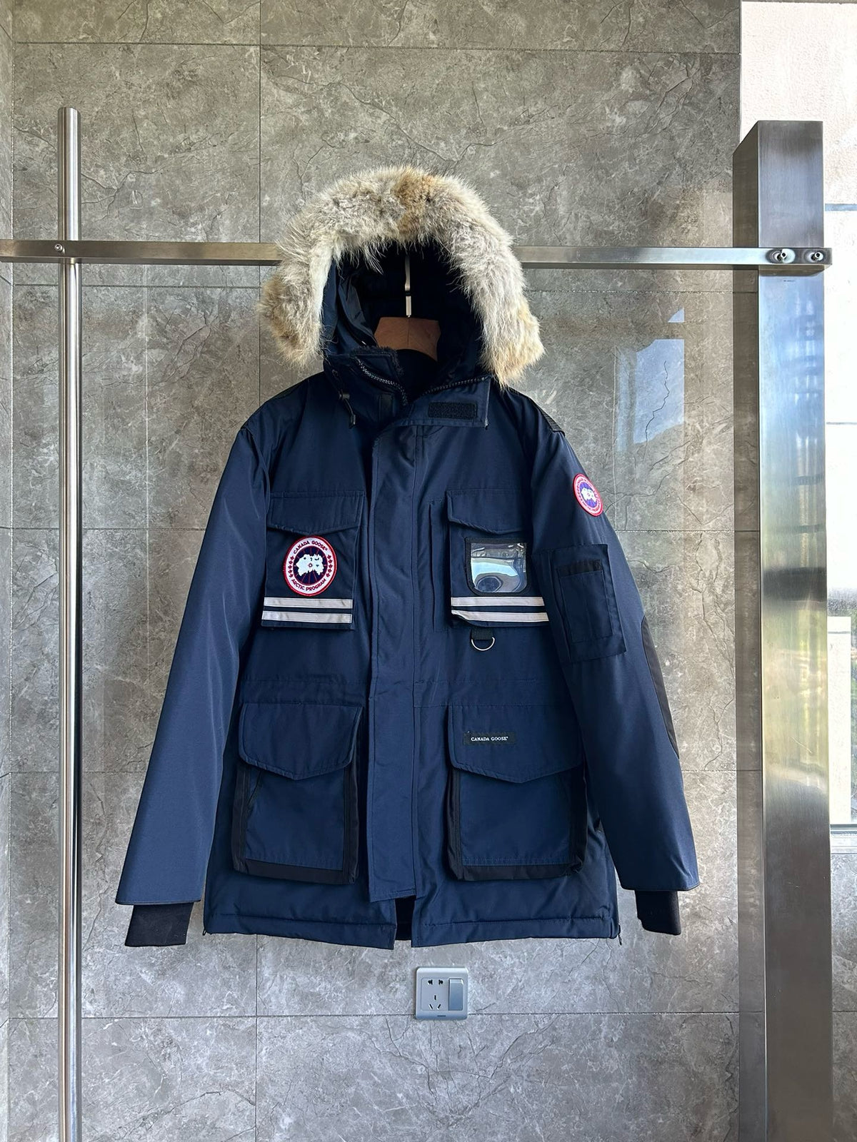 Mehrfarbige Jacke