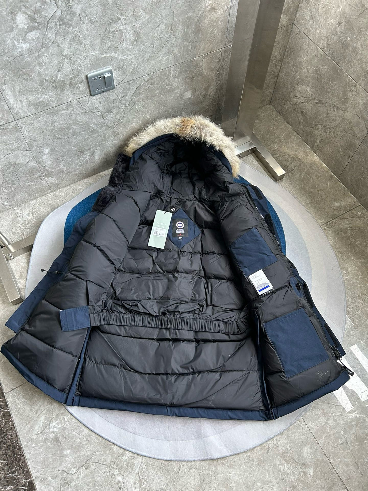Mehrfarbige Jacke