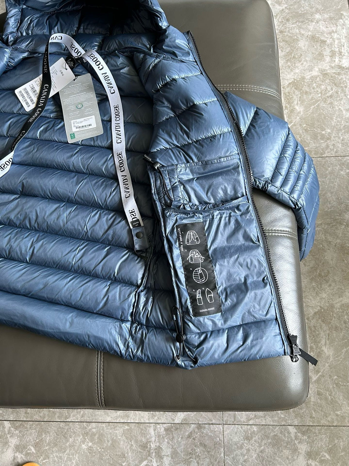 Blue,Green,Black and White Jacket - Size S - FashionHype.xyz