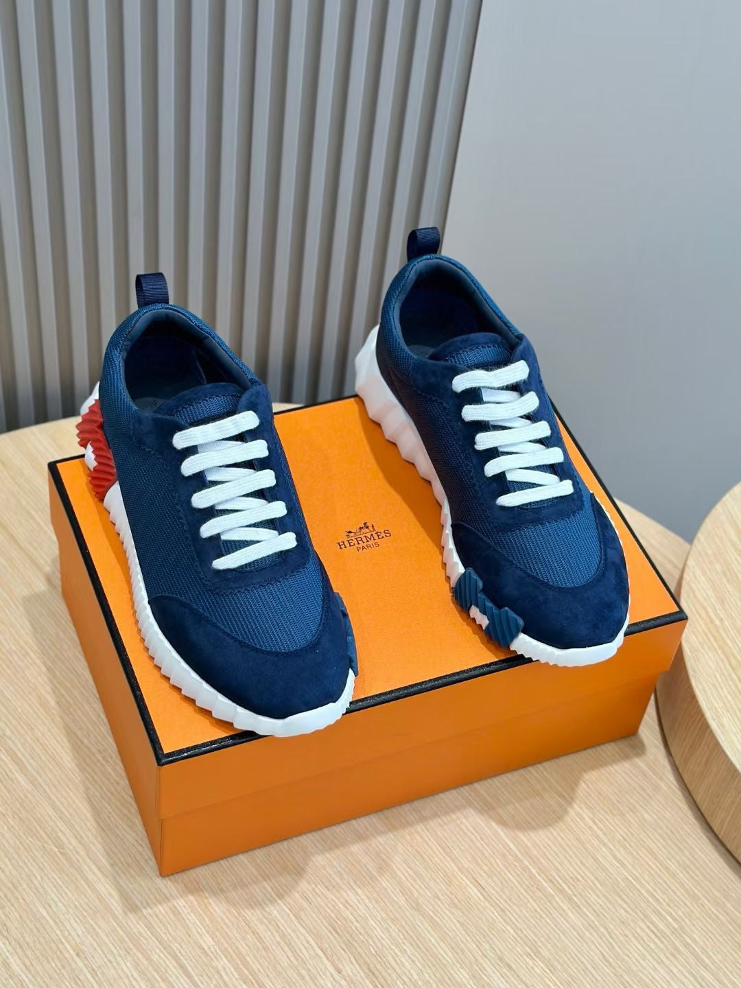 Blue and Black Shoes - FashionHype.xyz