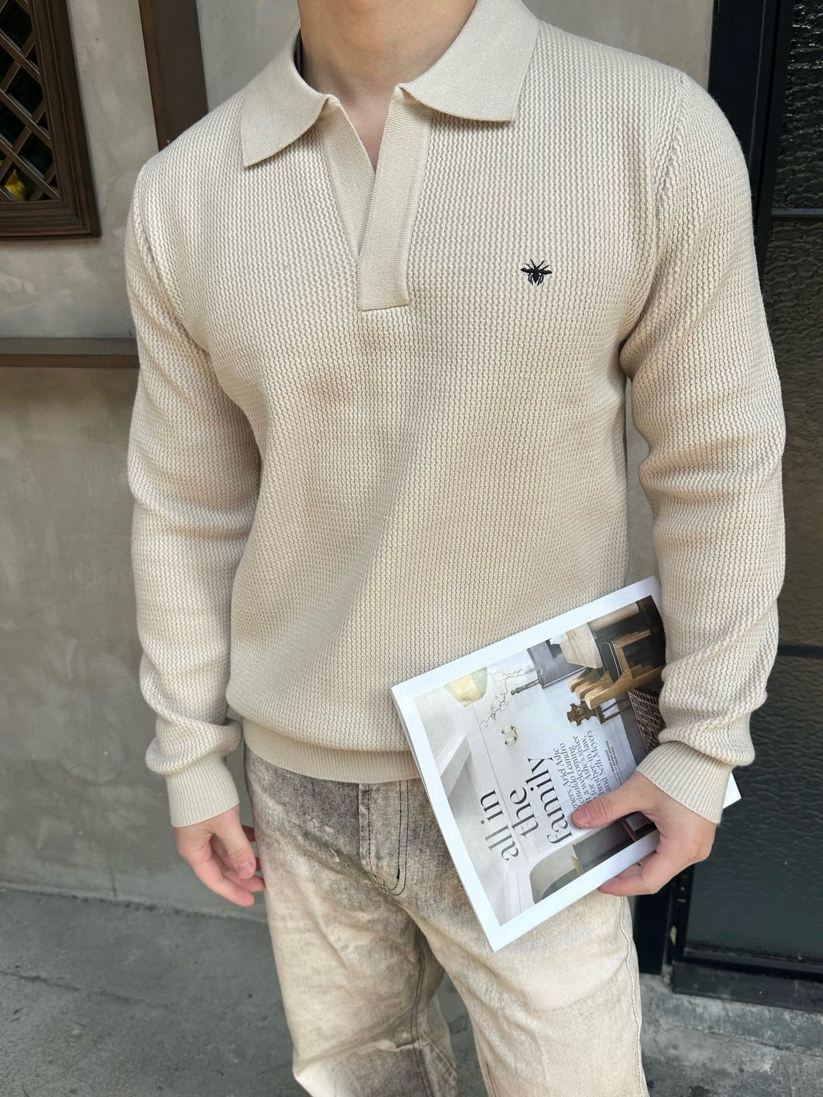 Black, Gray and Beige Jersey - FashionHype.xyz