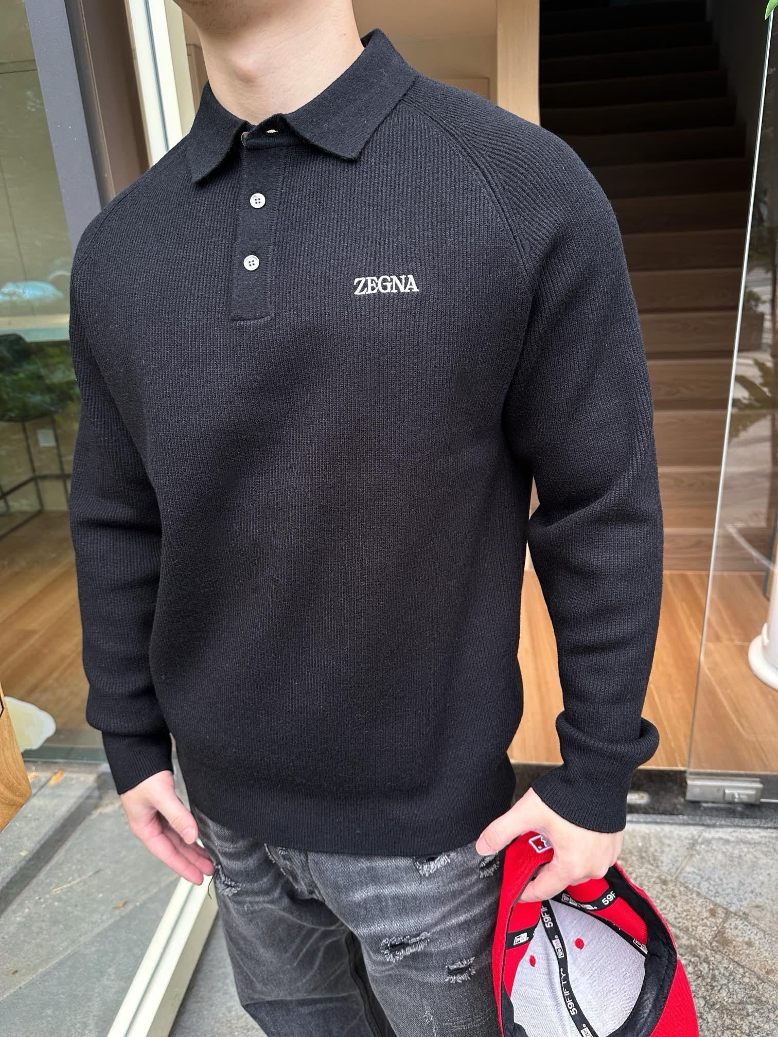 Beige and Black Jersey - FashionHype.xyz