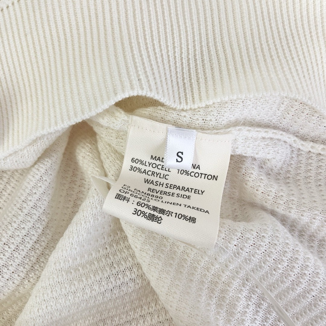White and Apricot Jersey