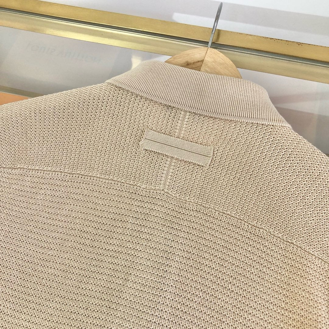 White and Apricot Jersey