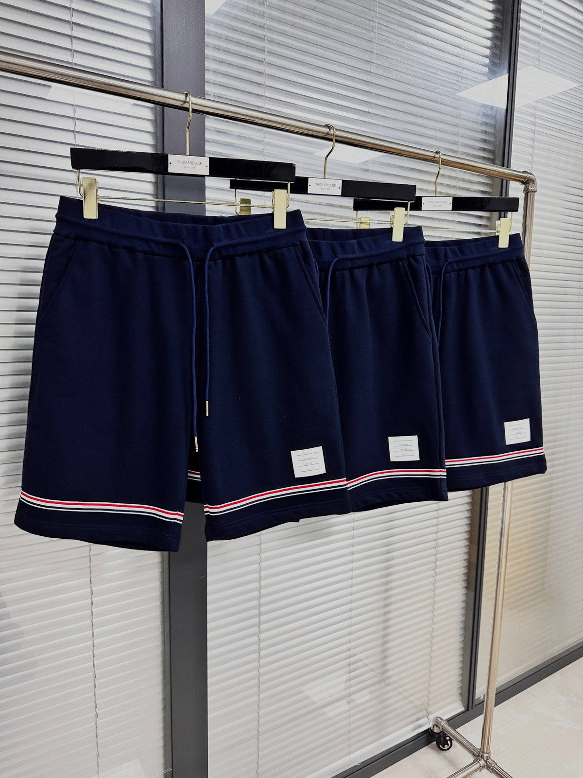 Dark Blue and Grey Short - FashionHype.xyz