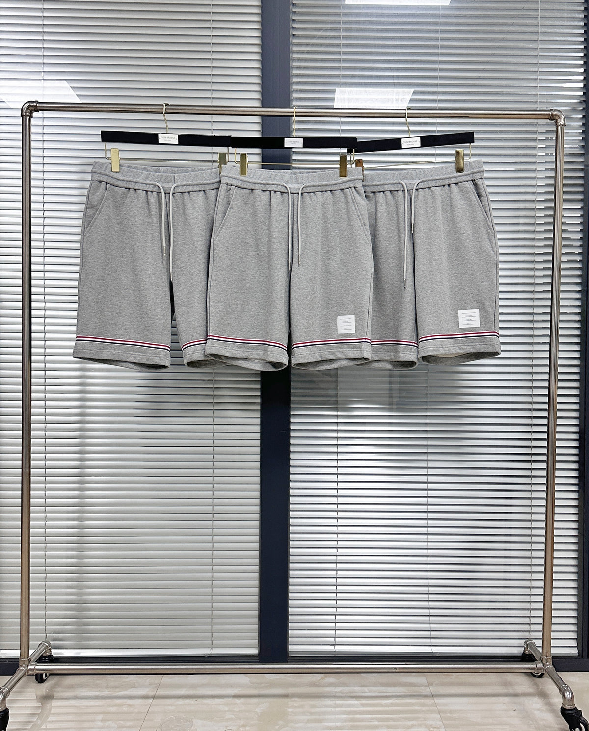 Dark Blue and Grey Short - FashionHype.xyz