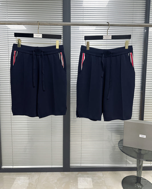 White and Dark Blue Short - FashionHype.xyz