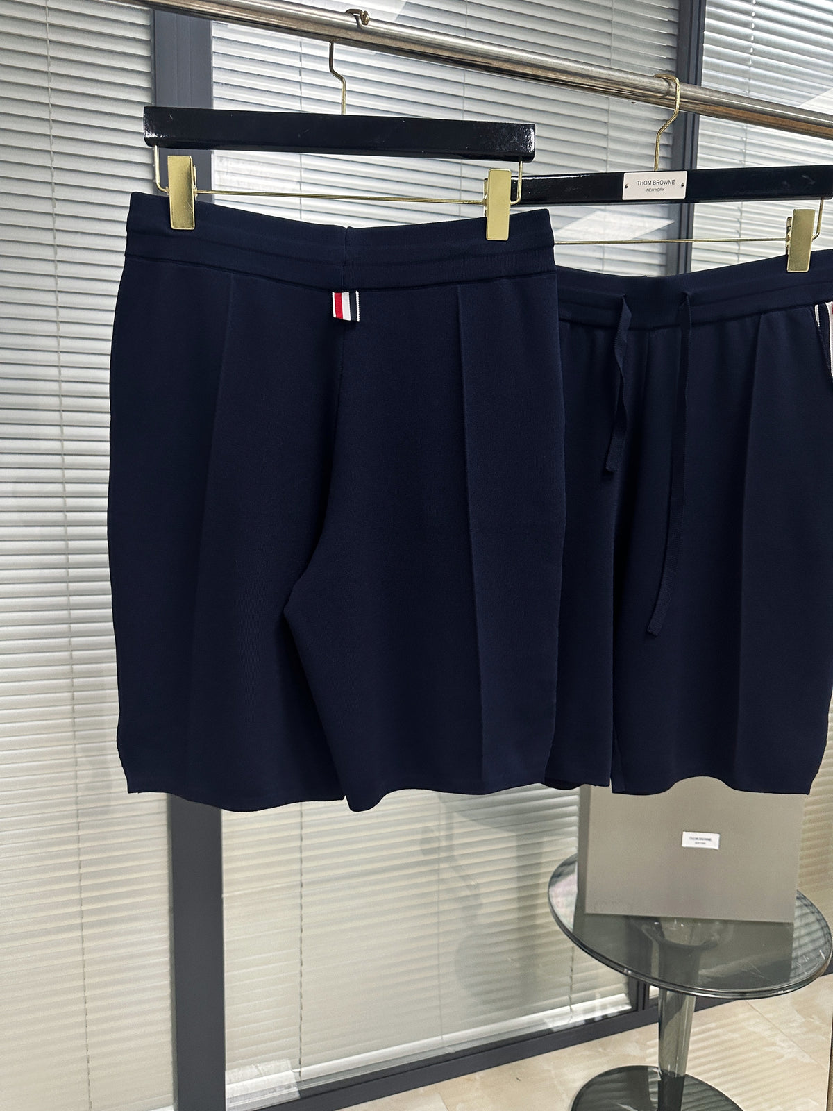 White and Dark Blue Short - FashionHype.xyz