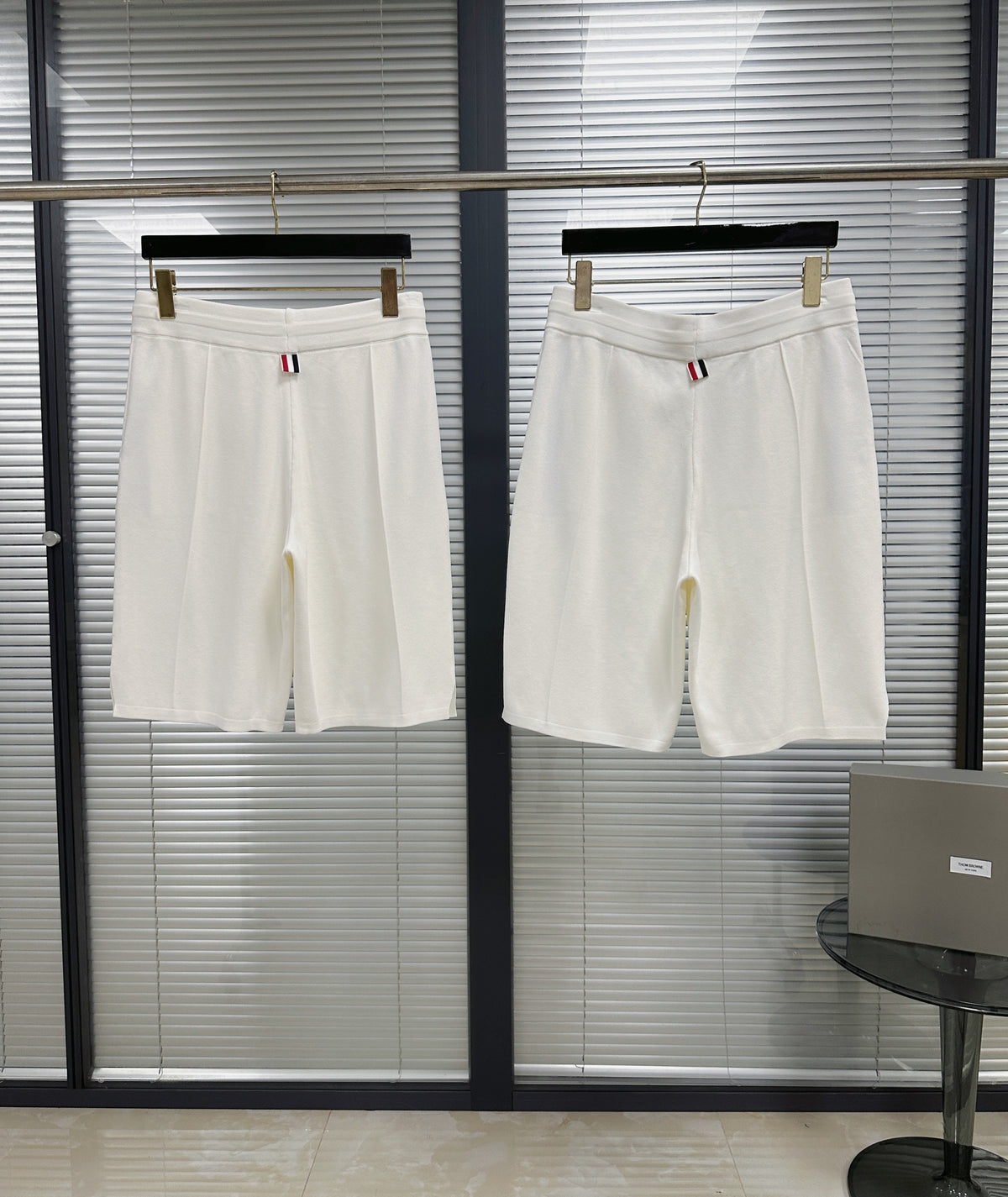 White and Dark Blue Short - FashionHype.xyz