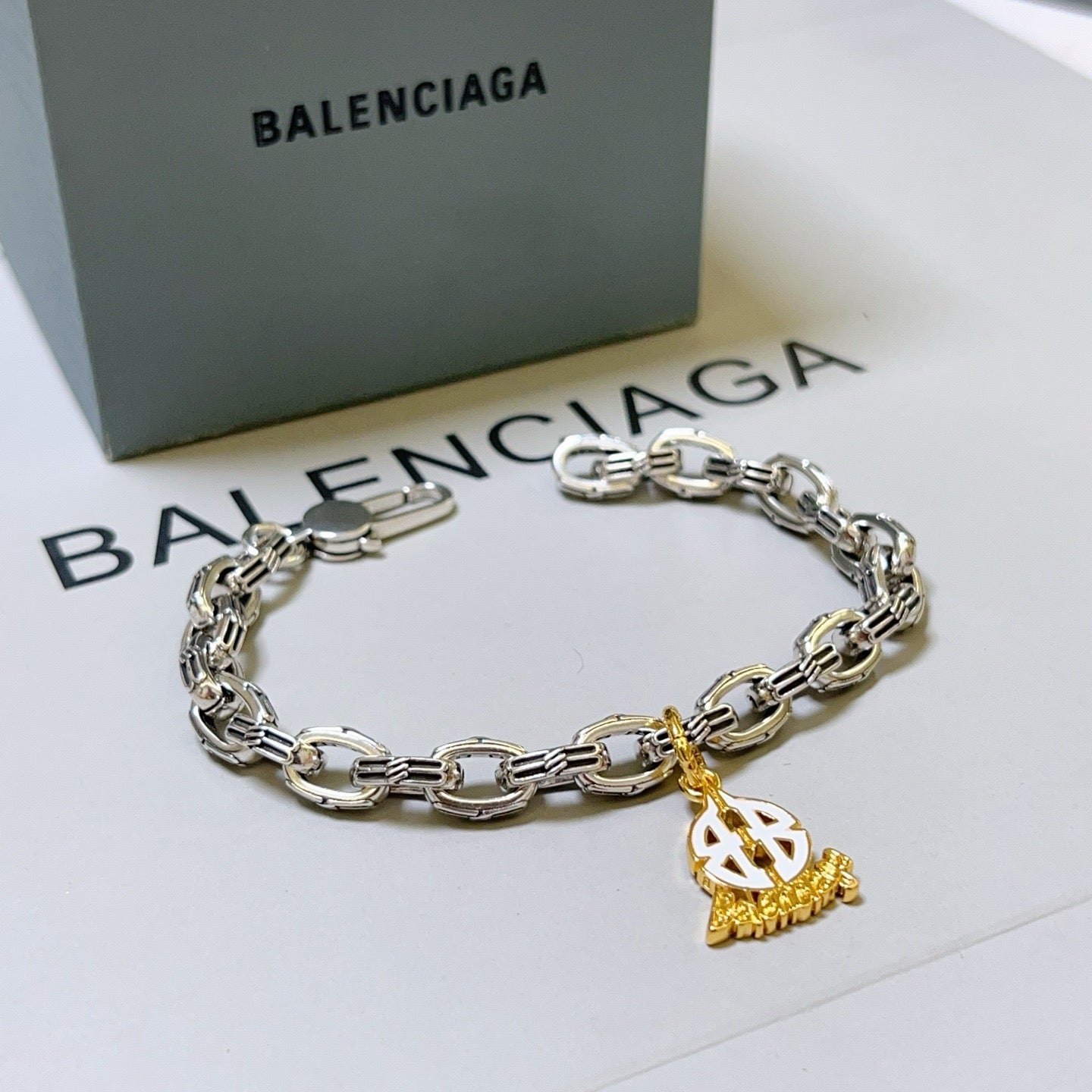 Silver Gold Bracelet