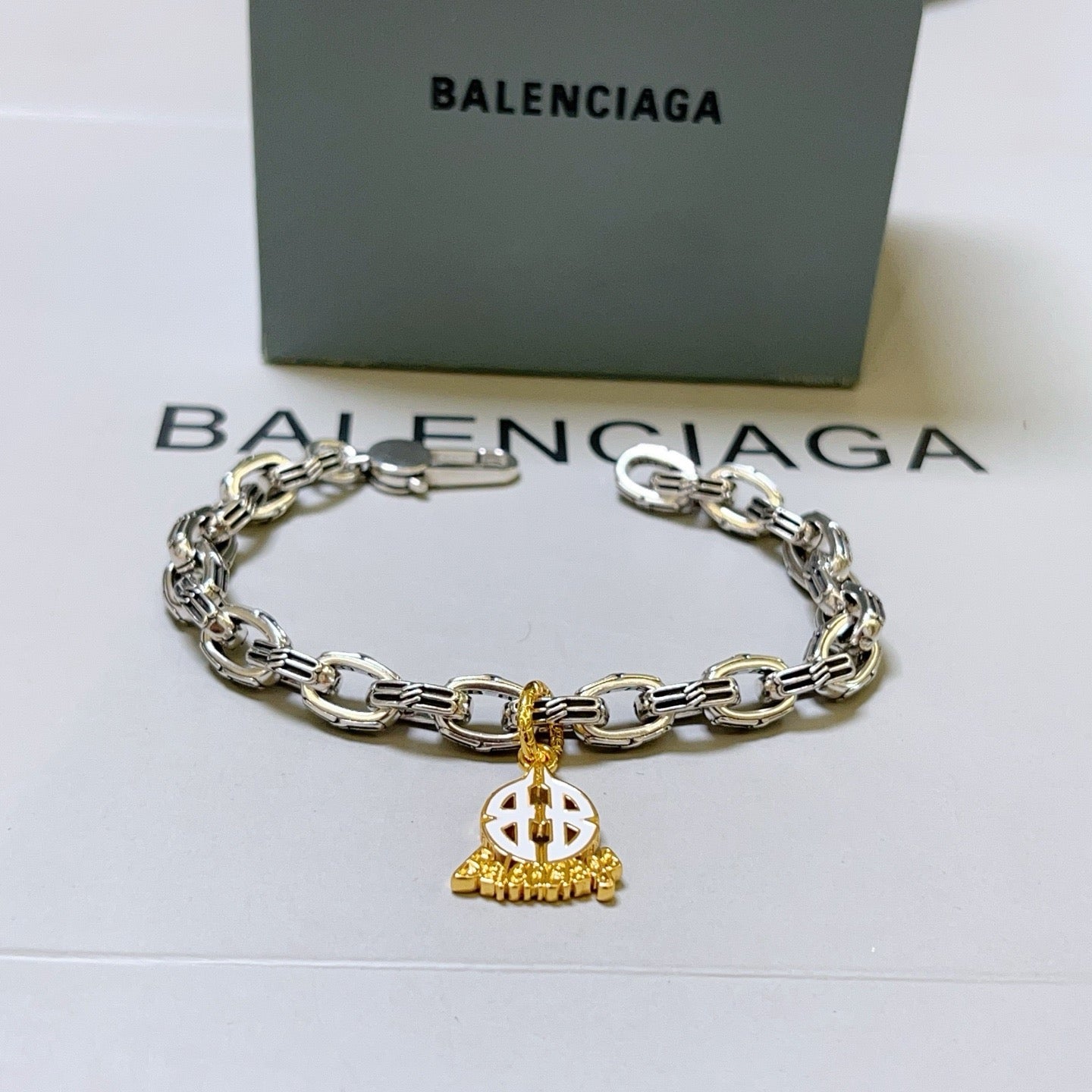 Silver Gold Bracelet