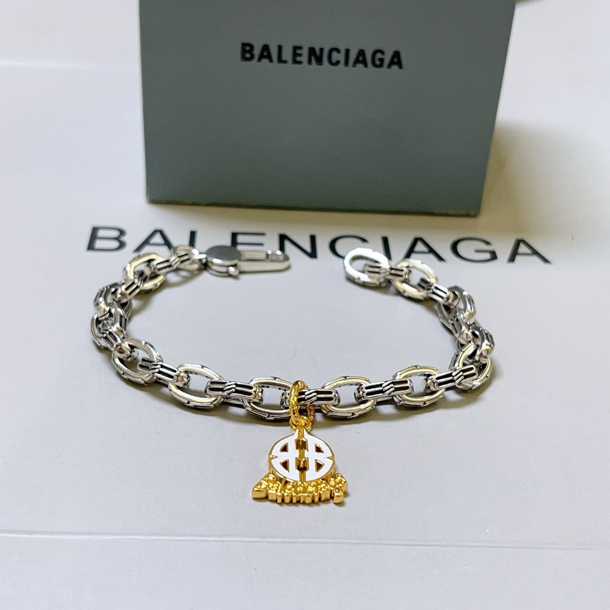Silver Gold Bracelet