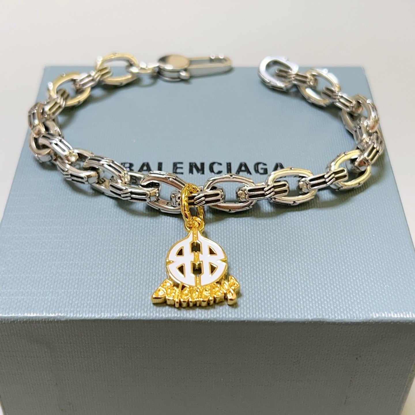 Silver Gold Bracelet