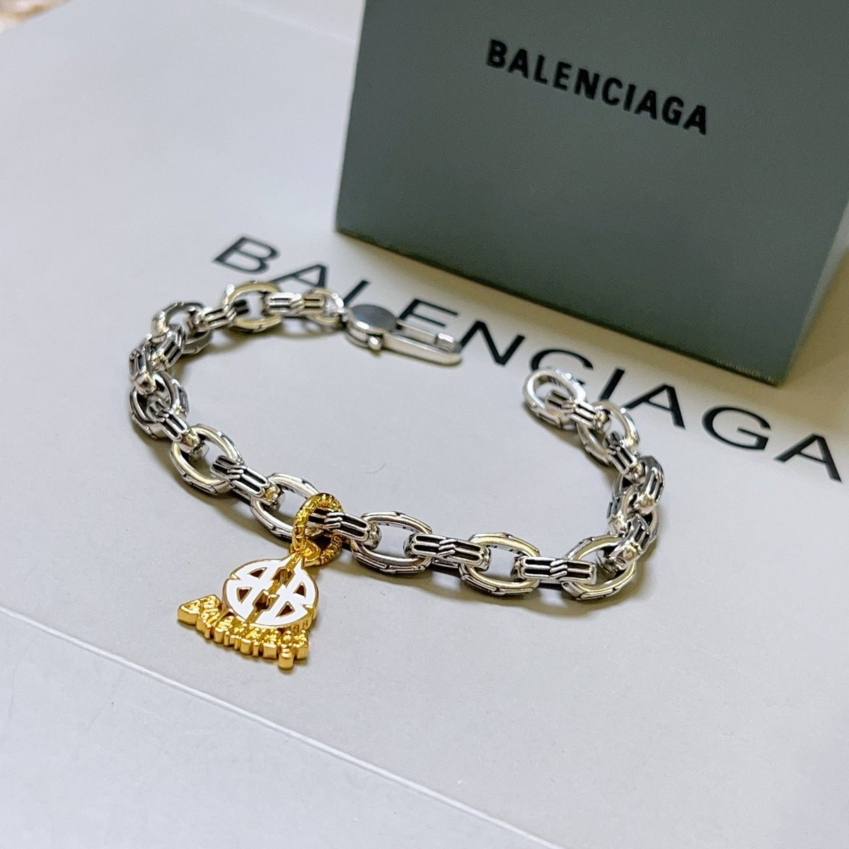 Silver Gold Bracelet