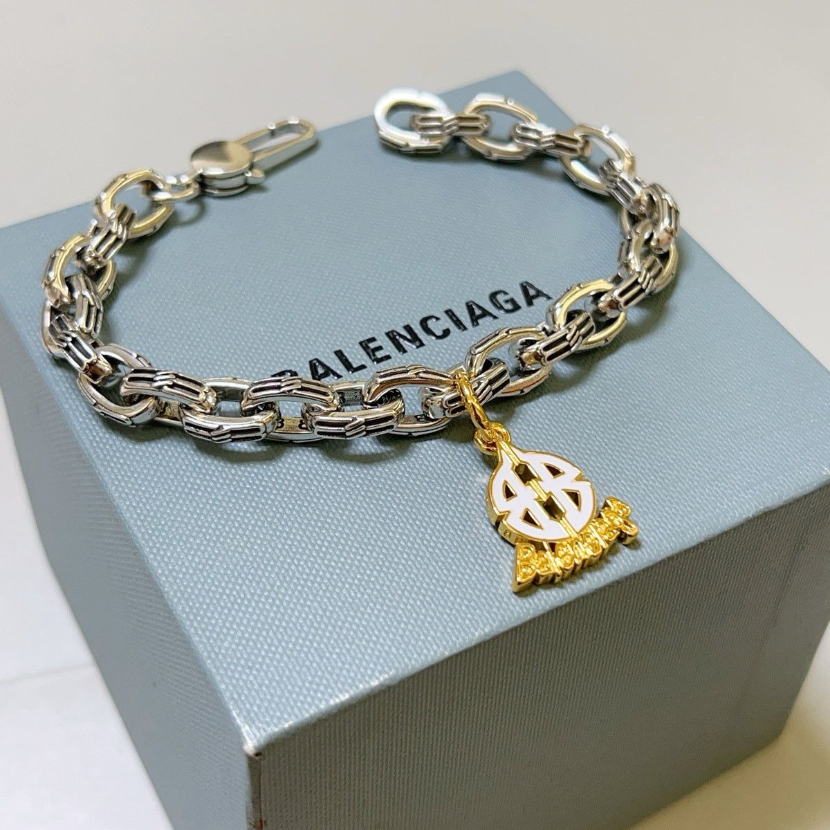 Silver Gold Bracelet