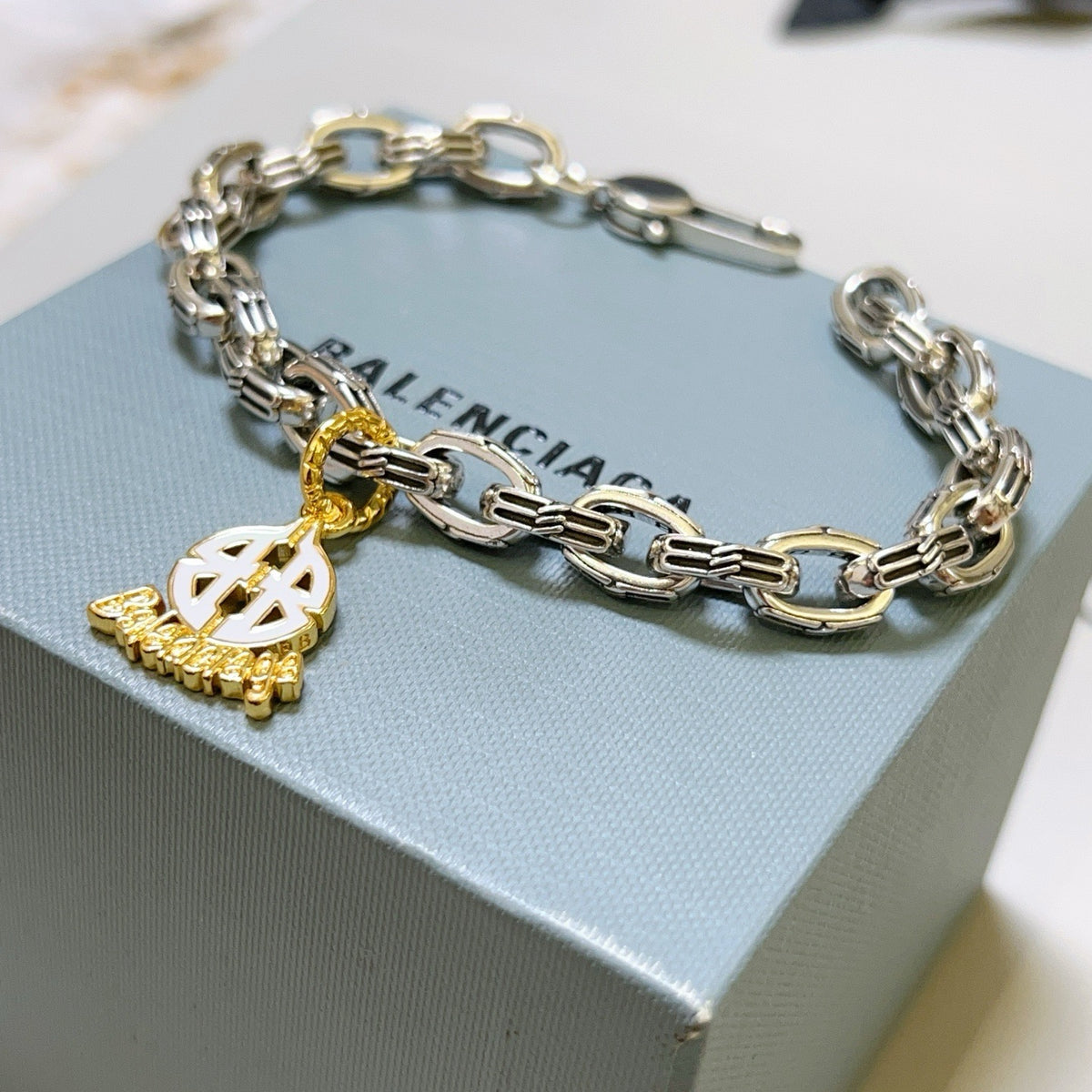 Silver Gold Bracelet
