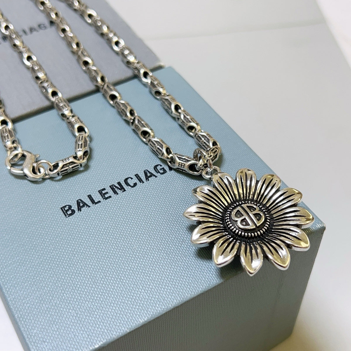 Silver Black Necklace
