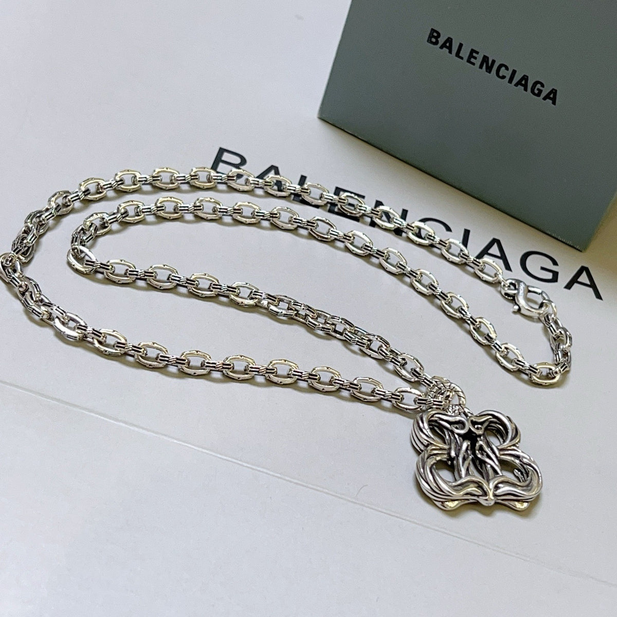 Silver Black Necklace - FashionHype.xyz