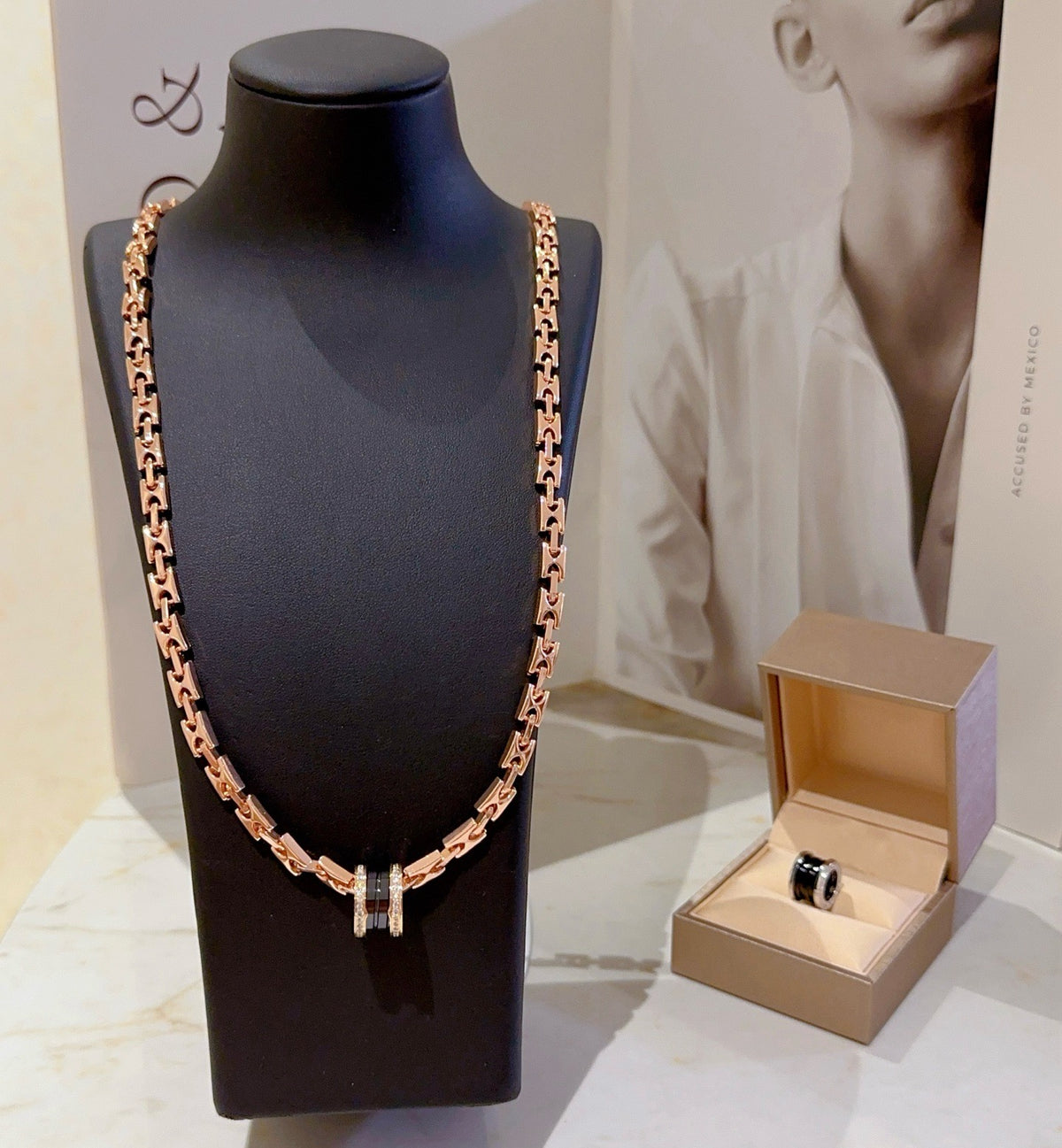Golden Black Necklace