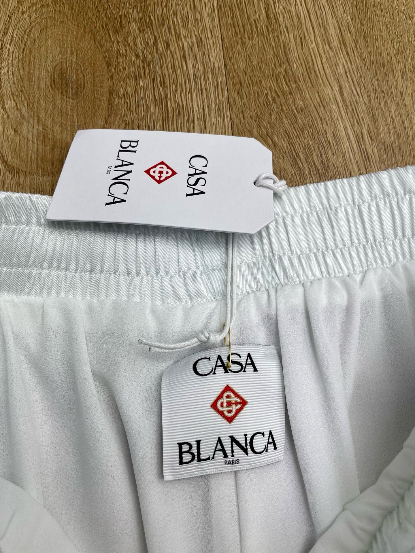 White Blue Short