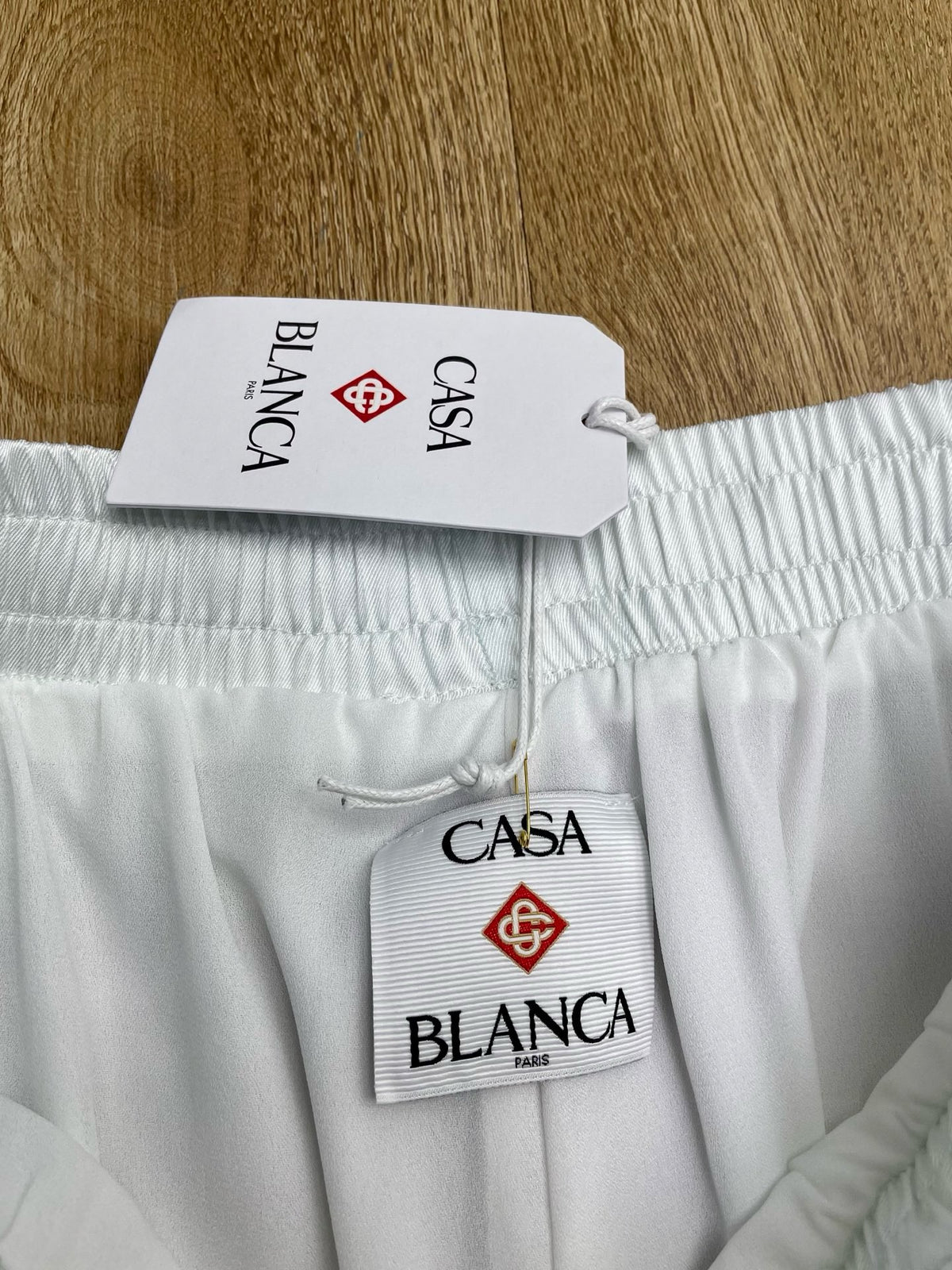 White Blue Short