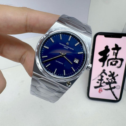 Silver Blue Watch