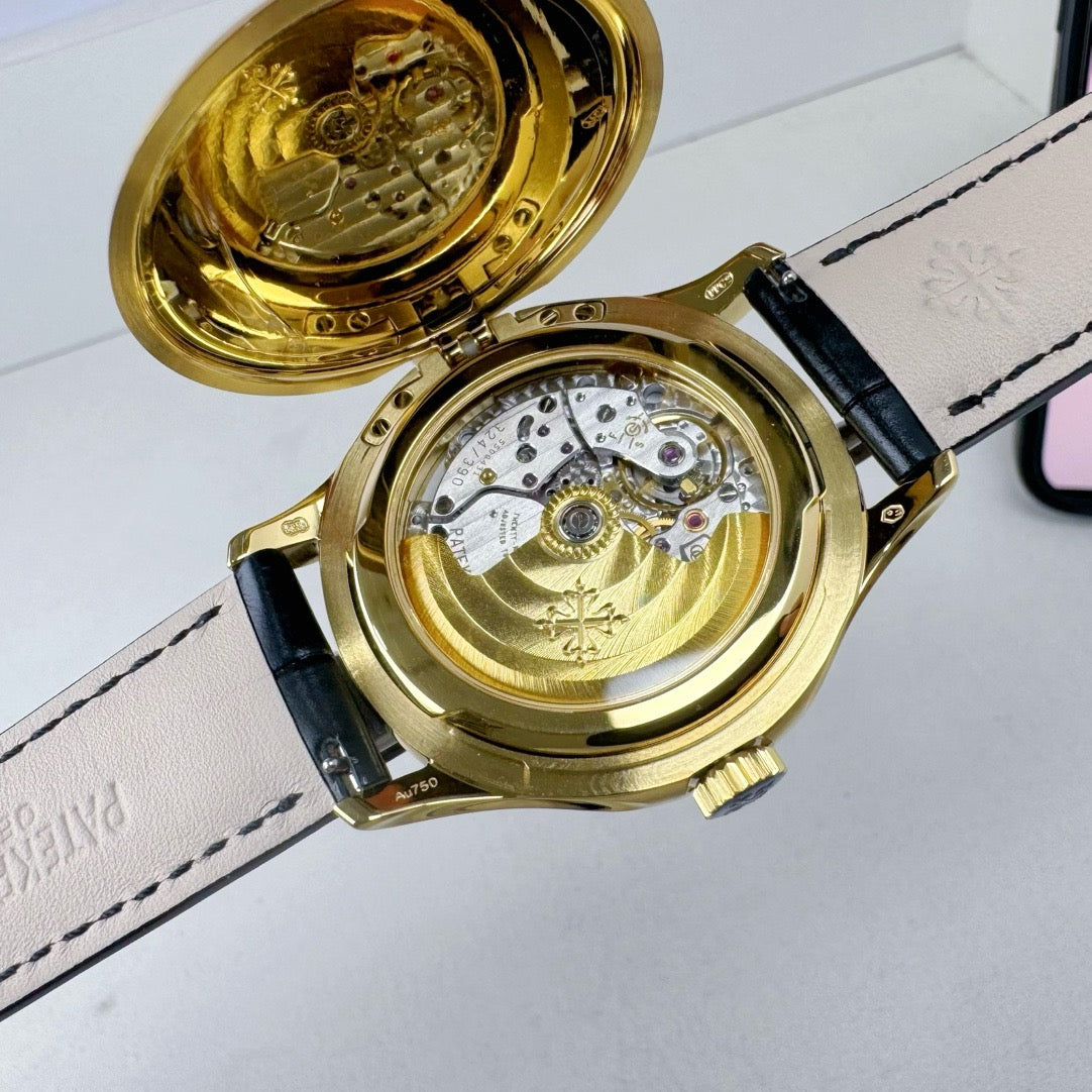 Black Golden Watch